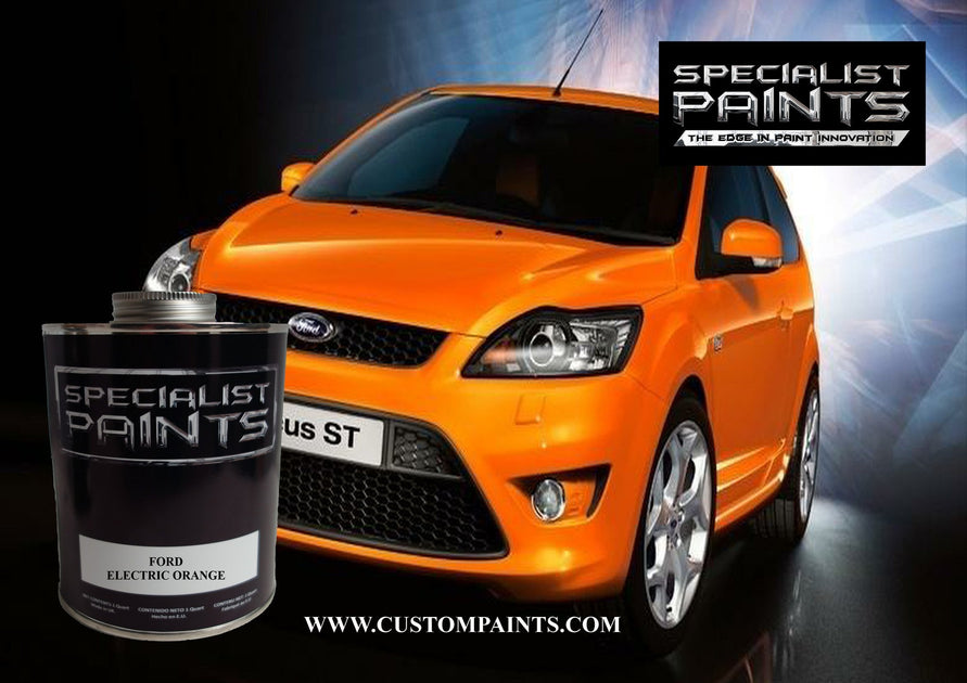 Ford Automotive Electric Orange Paint Code 6FSE5ZA Custom