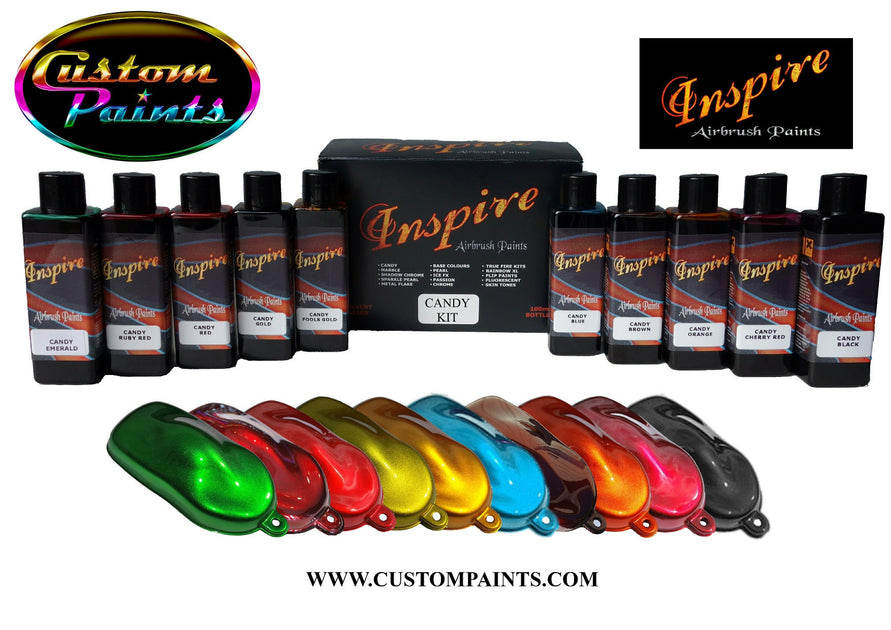 Inspire Airbrush Candy Kit Custom Paints UK and Europe