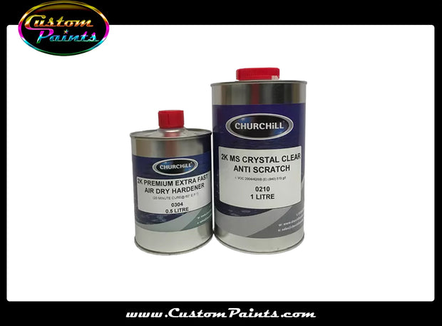 Clearcoat: 2K MS Crystal Clear Coat Antiscratch Kit