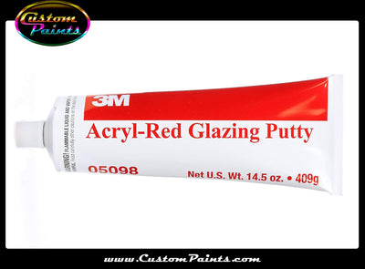 Glue's & Pinhole Supplies: 3M Acryl Red Putty