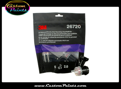 Brushes, Applicators & Guns: 3M 1.2mm/1.3MM 3M26712 Blue Atomizing Head For Gravity Gun 5pk