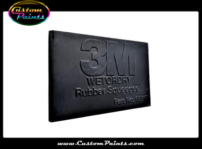 Brushes, Applicators & Guns: 3M 107MM X 70MM WET OR DRY RUBBER SQUEEGEE