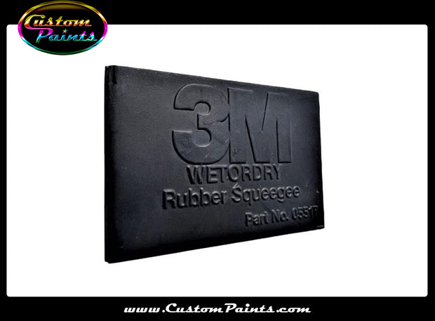 Brushes, Applicators & Guns: 3M 107MM X 70MM WET OR DRY RUBBER SQUEEGEE