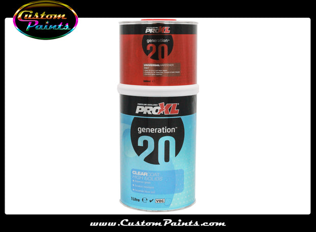 Clearcoat: ProXL Gen20 Clear 1 Litre Kit w/ Activator