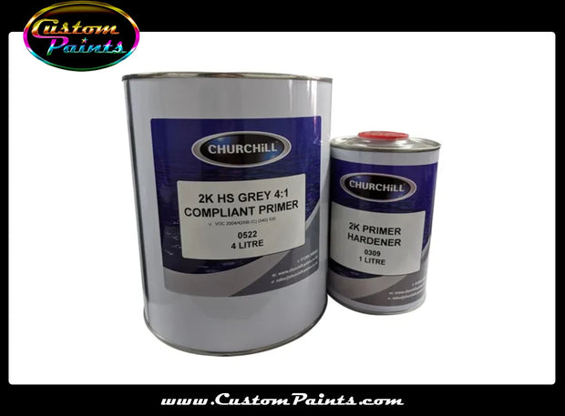 Primer: CHURCHILL 0522 2K HS GREY 4:1 COMPLIANT PRIMER KIT