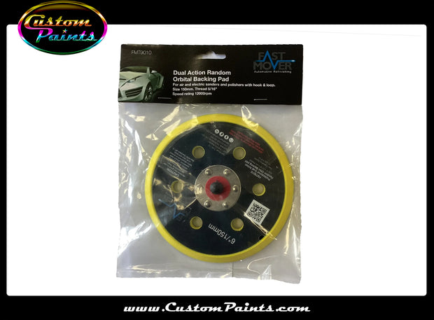 Abrasive: 6” Velcro Backing Pad