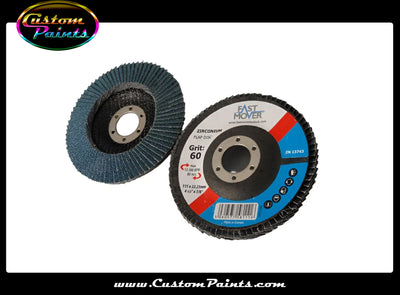 Abrasive: Flap Disc, Zirconium, 115mm, 10 X Discs