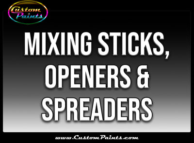 Mixing Sticks, Openers & Spreaders: Selection