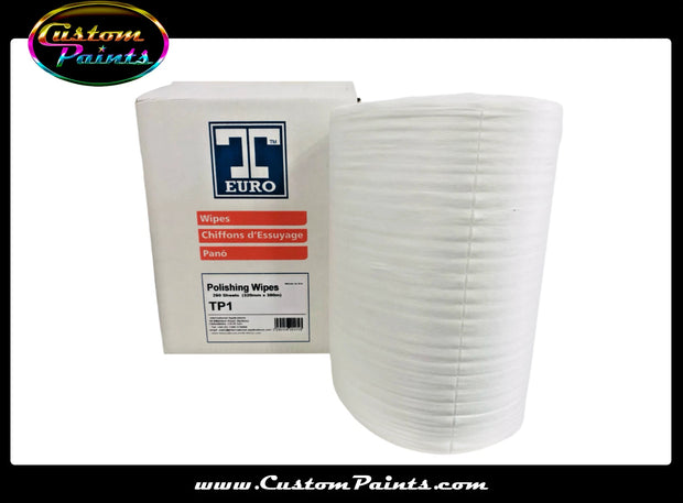 T-Euro Polishing Cloth In Dispenser Box 250 Sheets Per Roll Sheet Size 320mm X 380...