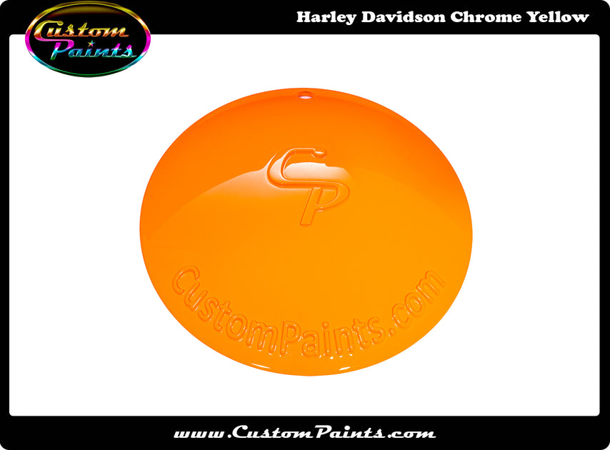 Harley Davidson Chrome Yellow Paint Code SAC67509 Custom Paints UK
