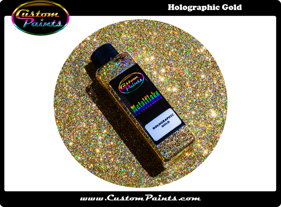 thumbnail image 2 of KP Pigments Gold Holographic Micro Flakes – 25g – Car Paint Additive, Glitter Micro Flake 2 of 5