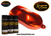 Candy Orange over Silver Metallic Base Aerosol