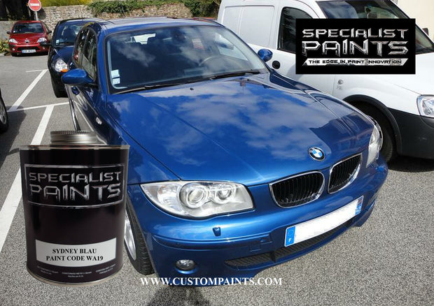 BMW Automotive: Sydney Blau - Paint Code WA19