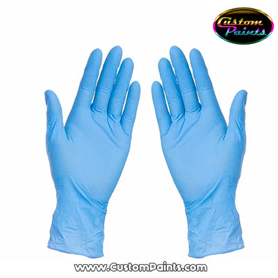 Blue Nitrile Disposable Gloves