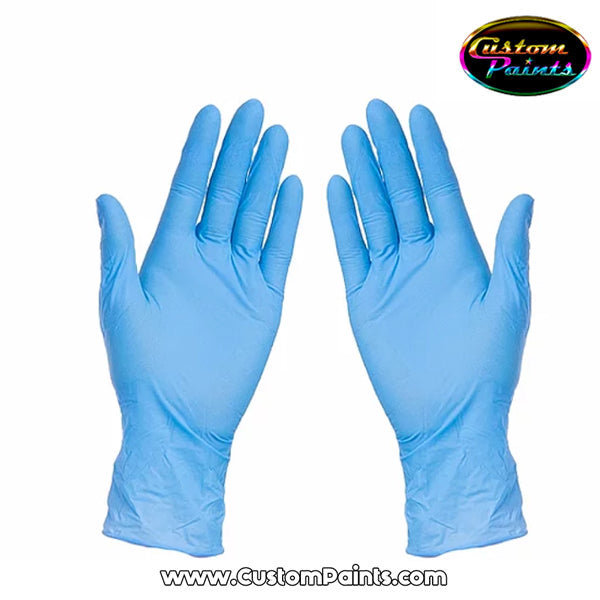 Blue Nitrile Disposable Gloves